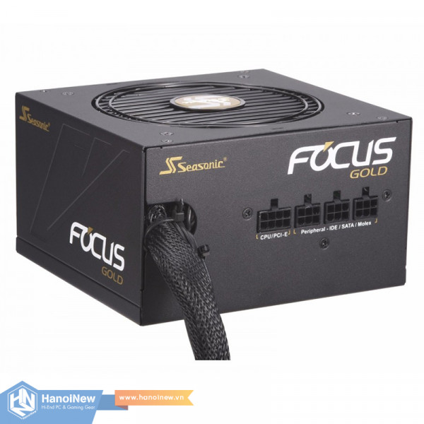Nguồn Seasonic Focus FM-450 450W 80 Plus Gold Semi Modular