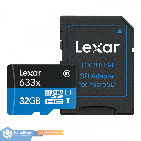 Thẻ Nhớ MicroSDHC Lexar 633x 32GB