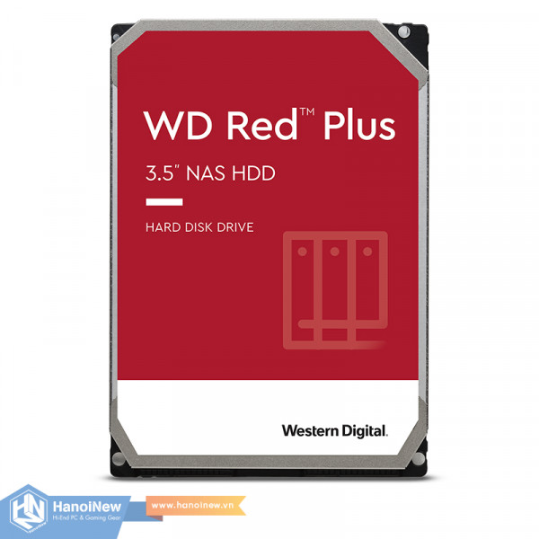 HDD WD Red Plus 4TB 3.5 inch - 6Gb/s, 128MB Cache, 5400rpm
