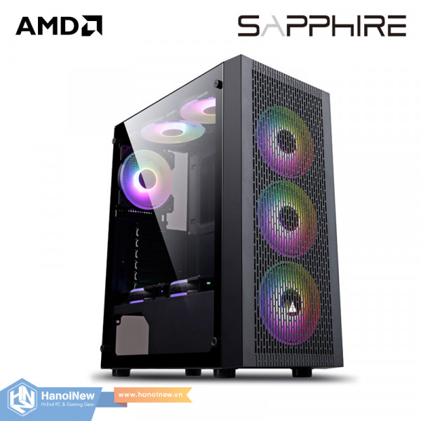 PC HNN Gaming Sapphire 01 (AMD Ryzen 5 5600X | Ram 16GB | SSD 240GB | VGA Sapphire RX 6600)