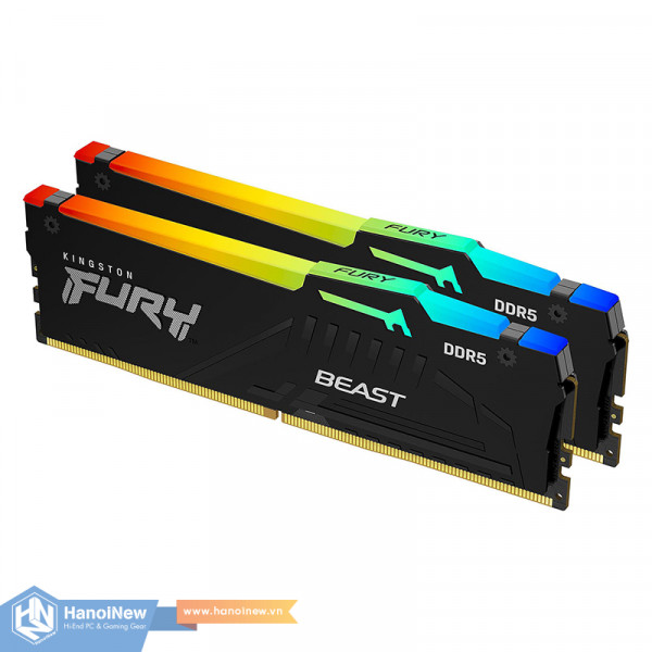 RAM Kingston FURY Beast RGB 64GB (2x32GB) DDR5 5600MHz