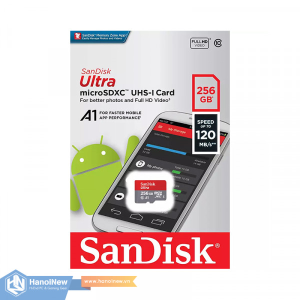 Thẻ Nhớ MicroSDXC SanDisk Ultra A1 256GB