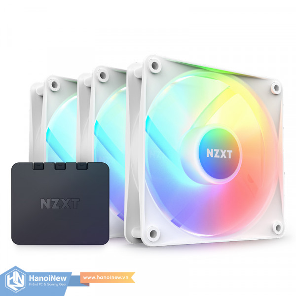 Fan Case NZXT F120 RGB Core Triple White