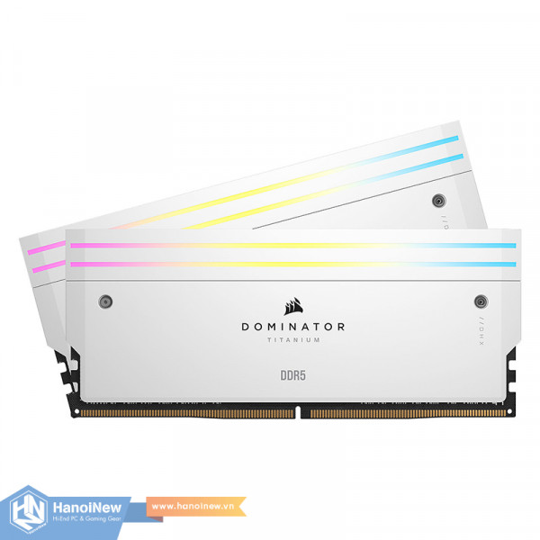 RAM Corsair Dominator Titanium RGB White 32GB (2x16GB) DDR5 7200MHz